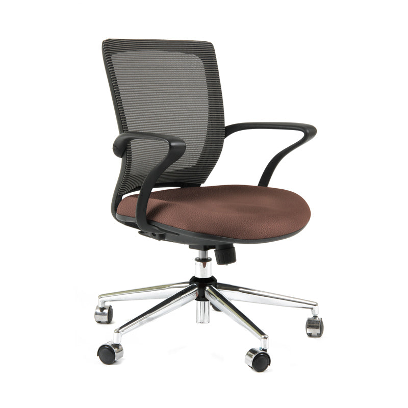 Silla TURIN Basic Marco negro Base Cromada